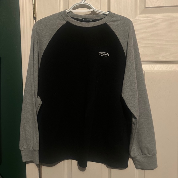 Color block basic long sleeve tee - Picture 1 of 2